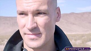 Busty blonde pornstar bends over for anal in Final Fantasy cosplay outdoors