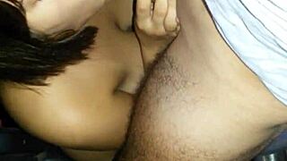 Amateur Lips Tease and Please in Late Night Blowjob