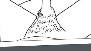 Couple fucking drawing part 2: black african intense action!