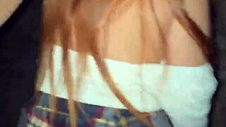 desconocida invites me to fuck in the street with gaping pussy