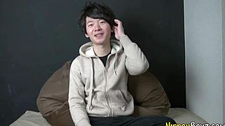 Gay for pay asian teen 18+ shower blowjob handjob