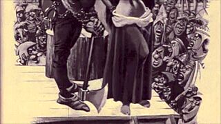 Vintage erotic drawings from antique retro collections