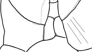 drawing black big booty in doggy style position