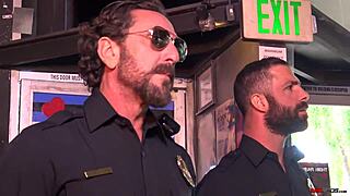 Cops raid a bar for an orgy - part 1!