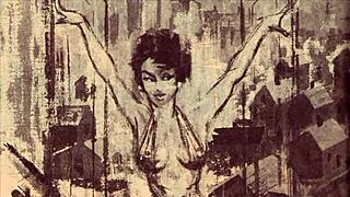 Vintage erotic drawings from antique retro collections