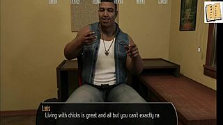 Exploring the halfway house in this hentai anime game