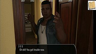 Exploring the halfway house in this hentai anime game