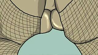 drawing black big booty in doggy style position