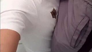 Guy in metro bathroom stall eyes my ass and demands it for anal fucking.