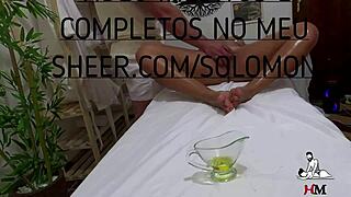 Married Woman Filmed Naked in Tantric Massage Room Real Massage