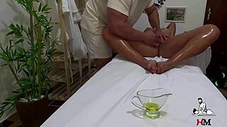 Married Woman Filmed Naked in Tantric Massage Room Real Massage