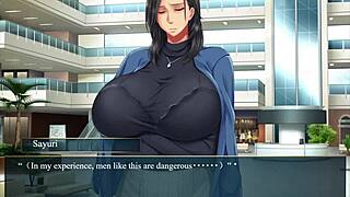 In this hentai episode, he fucks her passionately in the bathroom. The anime game intensifies their encounter.