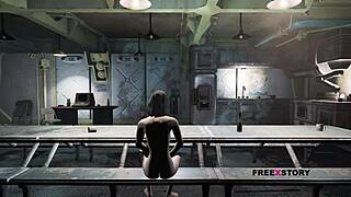 Holy! Fallout 4 Gay Sex Scene with Nude Girl Action!