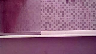 spying on sister while she bathes in the bath