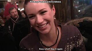 Two girlfriends suck dick in public