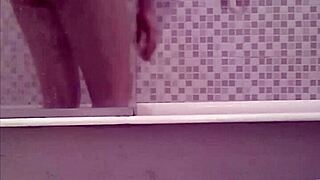 spying on sister while she bathes in the bath