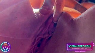 wifebucket shares homemade video of naty rubbing her pussy and cumming hard on camera