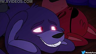 Foxy and Bonnie Sex with Monster Cock