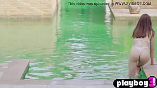 Stunning Model Performs Striptease, Showing Perfect Body And Small Tits