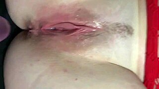 Msbooty1877 gets wrecked by massive strap on in wild session