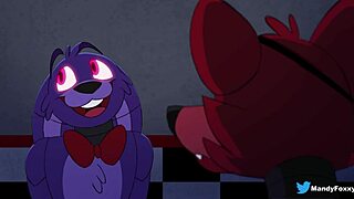 Foxy and Bonnie Sex with Monster Cock