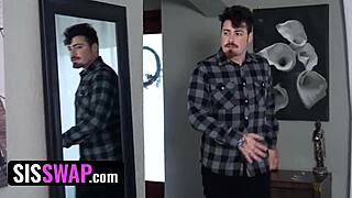 Sisswap naughty besties bang stepbros on camera