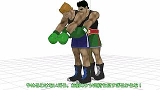 little mac experiences intense bareback passion in gay game sex