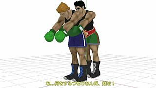 little mac experiences intense bareback passion in gay game sex
