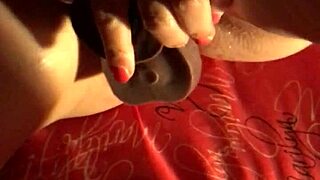 my wife cums hard playing with her dildo