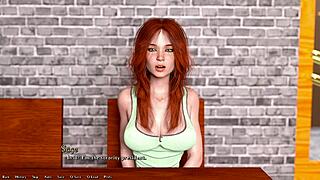 Helping The Hot Redhead President With Her Huge Tits