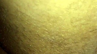 soft ass play with ebony bubble butt in gentle touches.