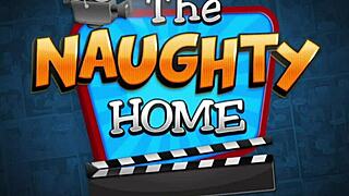Forbidden movie in the living room - the naughty home animation
