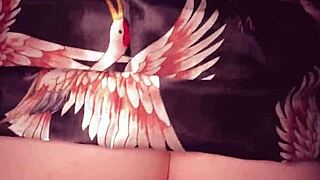 Horny stepmother rides stepson's big cock to orgasm on shared bed