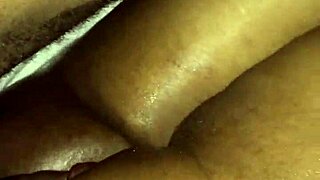 Black beauty gets her ass played with in a very erotic manner