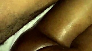 Black beauty gets her ass played with in a very erotic manner