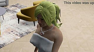 Maya's Alluring Appeal in 3D Hentai Lingerie Group Anime Threesome