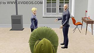 Maya's Alluring Appeal in 3D Hentai Lingerie Group Anime Threesome