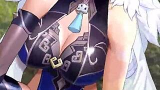 Yelan Genshin Impact Anime Character in Stunning Hentai Action