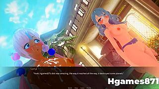 Hololewd manager part 2 in 3d hentai game