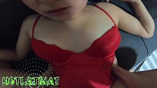 Petite Lesbian Girl Has Hardcore Sex For Money In Argentina!