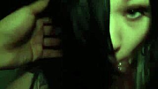 I sneak into my hot stepsister's bedroom for some kinky cheating sex