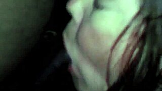 Amateur interracial teasing leads to intense blowjob session.