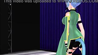 Sinon from Sword Art Online in Wild MMD Action!