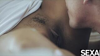 Beautiful Black Brazilian Babe Enjoys Caffeine and Cock