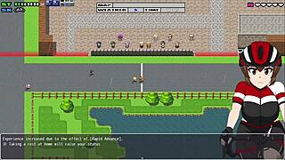 Girl Flashing Big Tits In Public Class: Is She Riding A Bike Or Teasing?