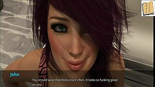 Beautiful pink-haired MILF in erotic webcam show