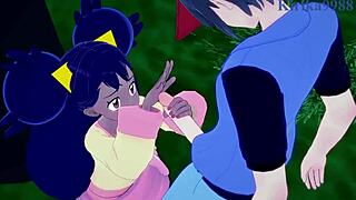 Iris and Erika's Intense Pokemon Sex