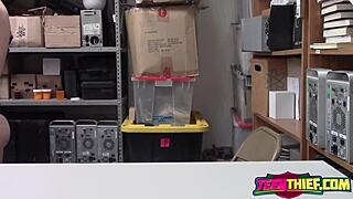 Teen Thief Craves Big Cocks in Her Mouth, Wow!