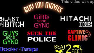 Giggles feet rub all over a giant hot rock at the beach