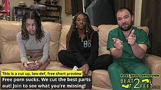 Giggles feet rub all over a giant hot rock at the beach